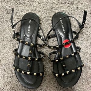 Studded Flat Sandals